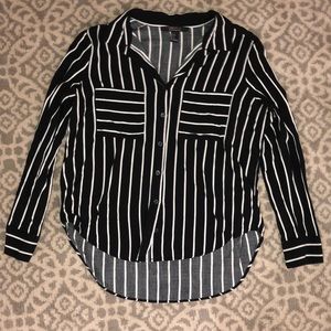 Button up tunic blouse